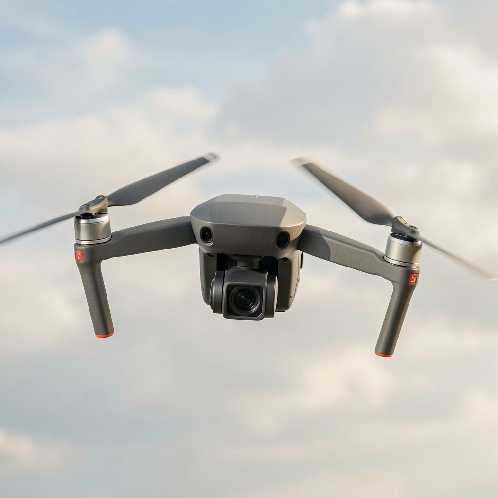 DJI Mavic 3 Pro dron sa trostrukom kamerom Hasselblad, sklopljeni kompaktni oblik sa sivim propelerima, profesionalni dron za fotografisanje iz vazduha