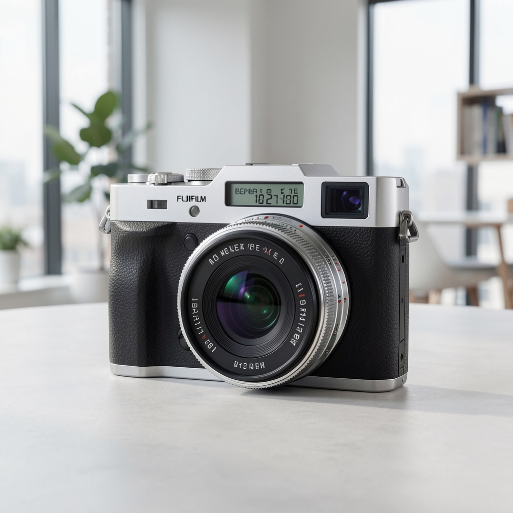 Fujifilm X-T5 APS-C mirrorless kamera retro dizajn sa 40 megapiksela, srebrno-crno kućište sa gornjim digitalnim brojčanicima za manuelno upravljanje