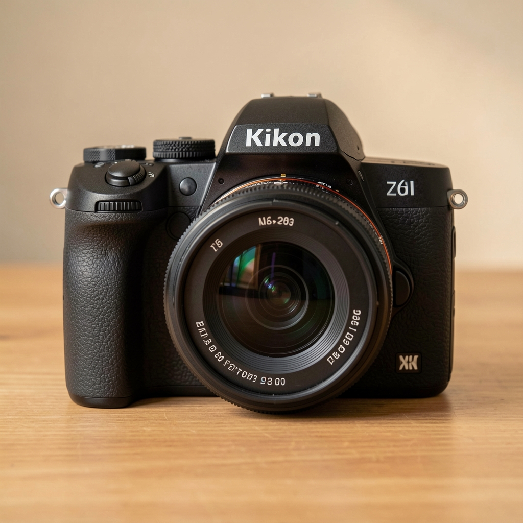Nikon Z6 III mirrorless full-frame kamera sa 24.5 megapiksela, crno telo sa žutim Nikon logom, ergonomska drška i kompaktna forma za profesionalne fotografe