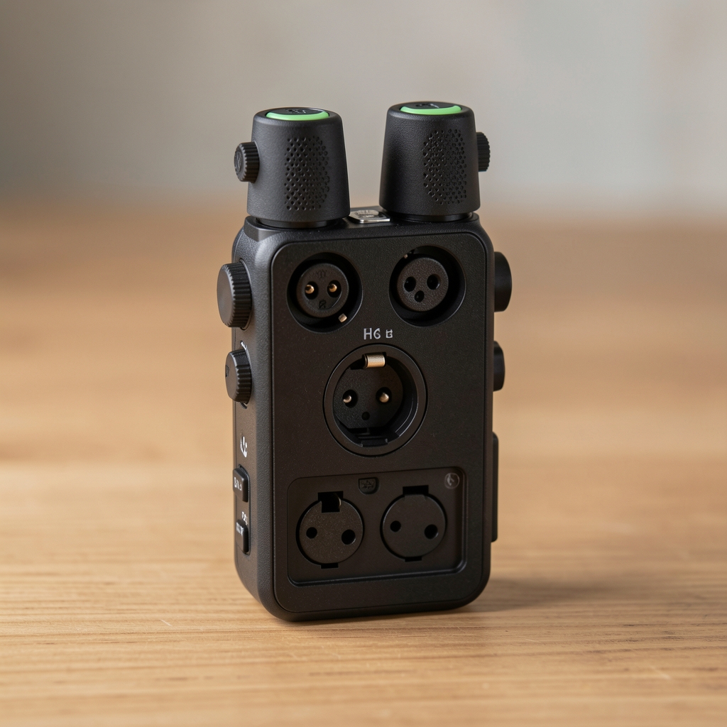 Zoom H5 kompaktni audio rekorder sa modulom za stereo mikrofone i dva XLR combo ulaza