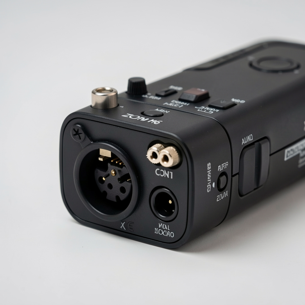 Zoom H6 prenosivi audio rekorder crne boje sa modulima za zamenu mikrofona i XLR ulazima